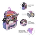 thumbnail image 3 of Dora the Explorer Animated 5-Piece 16” Backpack And Lunch Set For School & Travel, 3 of 7