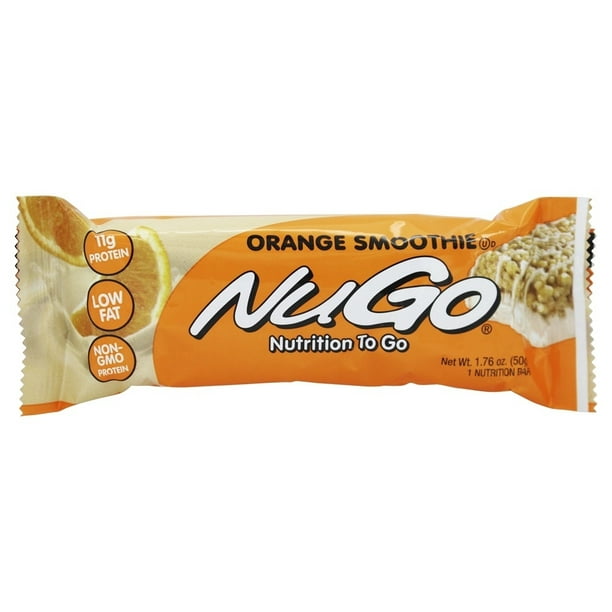 NuGo Nutrition To Go Protein Bar Orange Smoothie 1.76 oz.