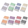 thumbnail image 3 of YAOMOBB Lightweight Gym Towel Turkish Hand Towels in Boho Farmhouse Style Quick Drying Geometric Patterns with Tassels Versatile Use, 3 of 7