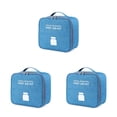 thumbnail image 1 of Matsuzay Kit de emergencia Organizador Cremallera Impermeable Bolsa de almacenamiento vacía Bolsillos de clasificación Tela Oxford Paquete de Type3 NO3, 1 of 6