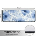 thumbnail image 5 of Kitchen Rugs Sets Of 2,Pioneer Flower Floral Print Pattern Anti Fatigue Kitchen Mat Rugs Non Slip Washable,Decorative Kitchen Floor Mats for Kitchen,Sink,Laundry,17"x47"+17"x47", 5 of 5
