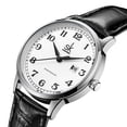 thumbnail image 2 of Ladies analogue quartz watch with leather strap, 2 of 6