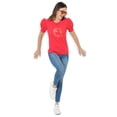 thumbnail image 5 of Red Printed Top, 5 of 7