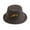 Coffee, variant on WOYY UPF 50+ Vintage Boys Sun Hat Wide Brim Breathable Bucket Hat Kids Fisherman Hat