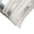 thumbnail image 4 of Natural Torino Madrid Cowhide Pillow | Natural & gold | 18"x18", 4 of 5
