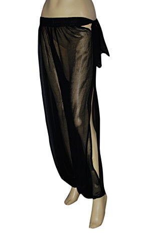 Hip Shakers Genie Costume Black Sheer 