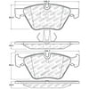 StopTech Performance 12 BMW X1 / 09-13 Z4 / 06 325 Series (Exc E90) Front Brake Pads