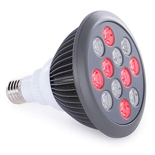 Red Light Therapy Bulb by Hooga. Power Cord Included. Red 660nm Near