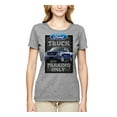 thumbnail image 2 of Ford Truck Parking Only Sign Gift for Owners of Ford Trucks | Womens Cars and Trucks Graphic T-Shirt, Heather Grey, X-Large, 2 of 3