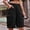 Black women cargo shorts high waisted a1, variant on Women Cargo Shorts High Waisted with Pockets Casual Solid Workwear Bermuda Pants Travel Summer Hiking Street Shorts for Women, Gray 2XL