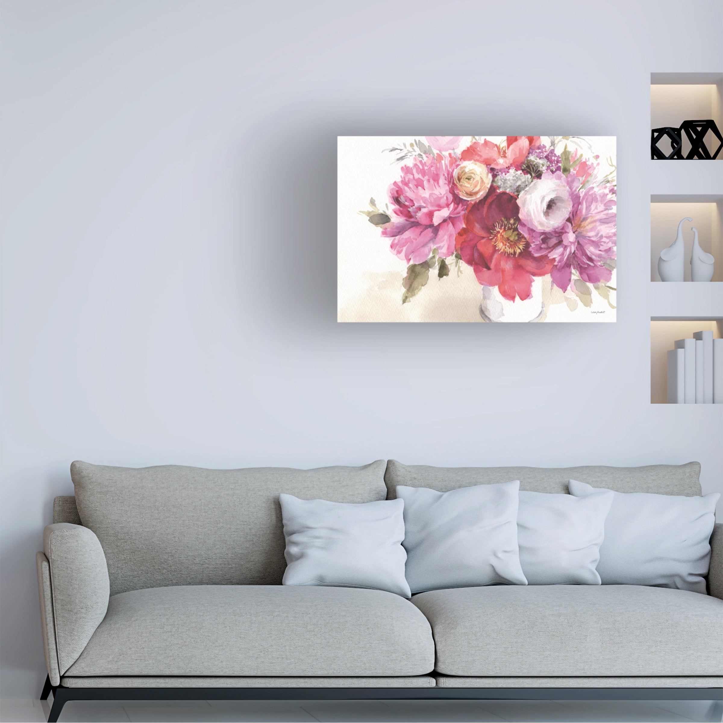 Lisa Audit 'Obviously Pink 01A' Canvas Art
