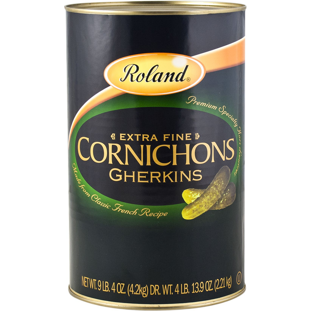 Roland Extra Fine Cornichons Gherkins 4.1 L.