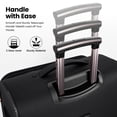 thumbnail image 6 of New York Xpress 20" Softside Carry-On Luggage Lightweight Expandable Spinner Suitcase,Black - XJ1901, 6 of 12