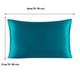 Color Ding Solid Color Silk Single Pillowcase Ice Silk Hair Satin