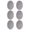thumbnail image 2 of Manteles individuales ovalados Billuyoard 6 piezas gris-plata 45*32.5 cm, 2 of 6