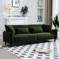 thumbnail image 3 of 97" Reception Room Living With Foam Padding, 3 - Velvet, Comfortable Velvet , 97 Inch Cozy Seating And Wood Construction, 3 of 6