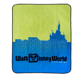 thumbnail image 2 of Disney Parks Walt Disney World Logo Quilted Throw Blanket New with Tag, 2 of 3