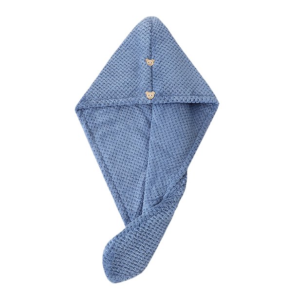 Gorro para secar el cabello de microfibra de alta densidad, de rápida absorción, suave, con espiral, antideslizante, reduce el frizz y evita la estática.