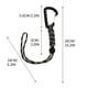 thumbnail image 2 of Xihbxyly Llavero con Gancho para Exteriores, Cuerda para Paraguas de Emergencia, Diseño Multifuncional, Material Resistente de 7 Hilos de 4 Mm, Hebilla de Ajuste Flexible, Cuerda para Teléfono Móvil,, 2 of 2