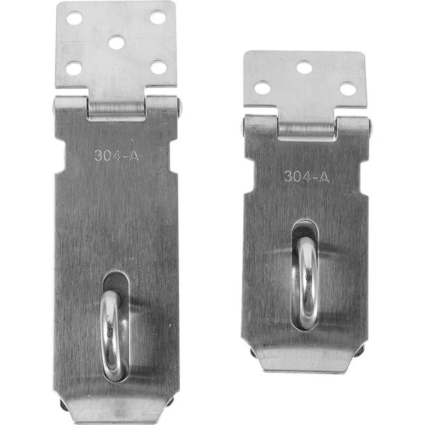 2 uds cerrojo de candado pestillo de puerta cierre de acero inoxidable cerrojo de puerta para puertas y ventanas