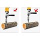 thumbnail image 5 of Broca de madera para dividir madera, duradera broca divisora ​​de troncos de madera herramienta de molienda de madera de cono de tornillo de división, 5 of 5