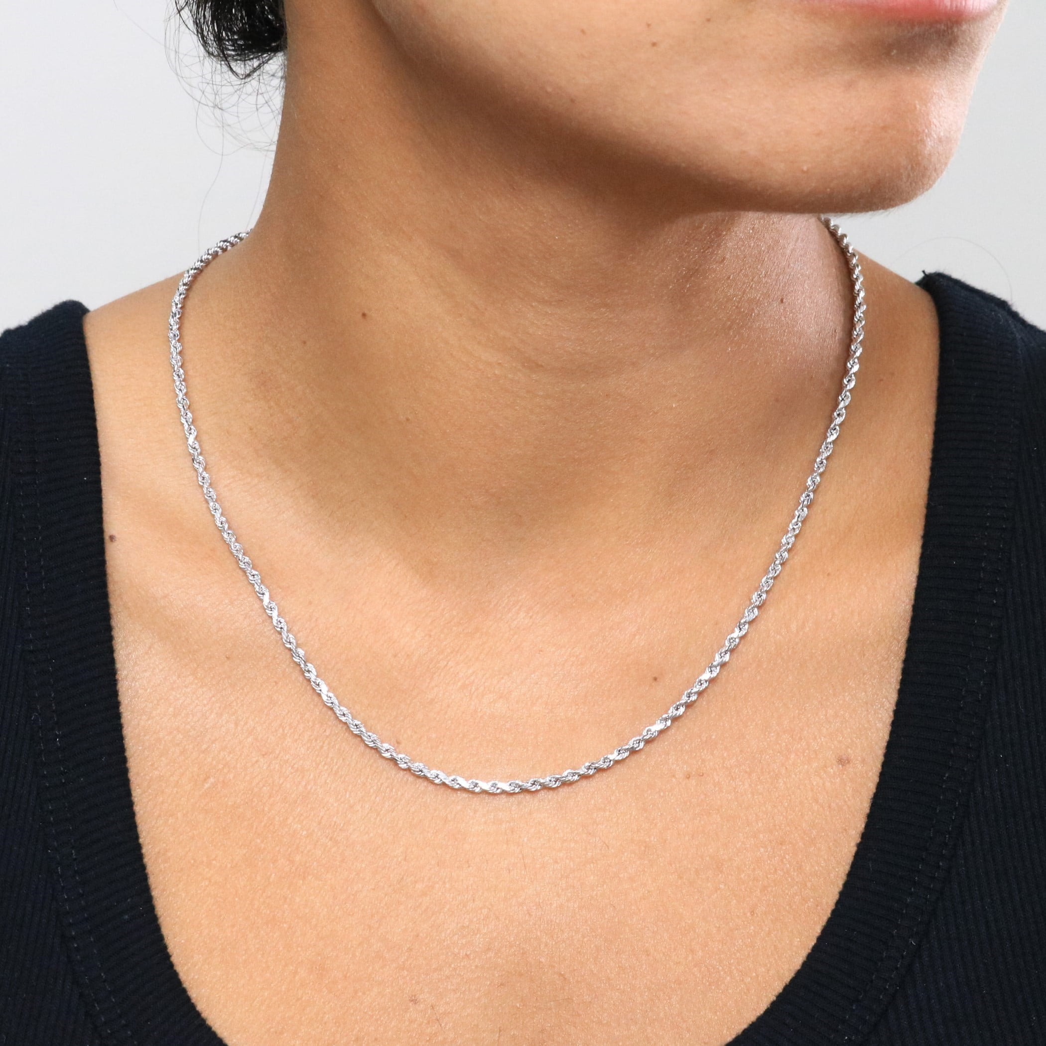Buy Platinum Necklaces for Women, Pendant Necklace Women Hollow Cross Heart  Flower Diamond 0.057ct White Gold Necklace 45CM Online at desertcartINDIA