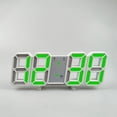thumbnail image 2 of Reloj digital LED 3D creativo, reloj de pared, reloj de escritorio, reloj despertador electrónico, reloj de pared para sala de estar, bricolaje, 2 of 6