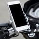 thumbnail image 3 of Yuarrent Soporte de teléfono para montaje en manillar de motocicleta, soporte ajustable para teléfono inteligente, soporte de estante de Ciclismo Manillar-Plata, 3 of 6