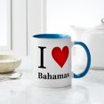thumbnail image 4 of CafePress - I Love Bahamas Mug - 11 oz Ceramic Mug - Novelty Coffee Tea Cup, 4 of 4