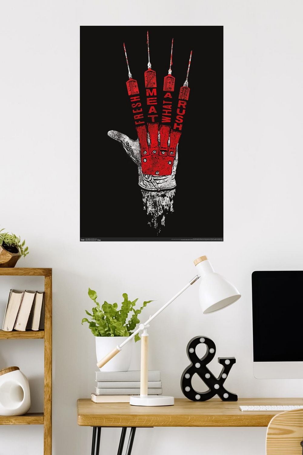 A Nightmare on Elm Street - Hand Wall Poster, 22.375" x 34"