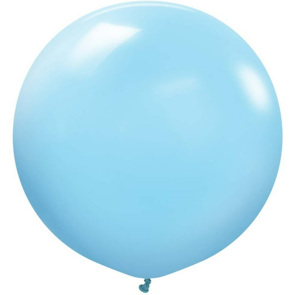 36 inch Kalisan Standard Baby Blue Latex Balloons (2 Pack) - Party Supplies Decorations