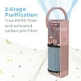 thumbnail image 6 of Pure Enrichment PureZone Mini Portable Air Purifier - Cordless True HEPA Filter Cleans Air & Eliminates 99.97% of Dust, Odors, & Allergens Close to You - Cars, School, & Office (Blush), 6 of 10