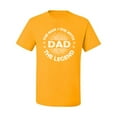 thumbnail image 2 of Wild Bobby,Dad Man Myth Legend Funny Dad Uncle Papa Granpa Dad Gift, Father's Day, Men Graphic Tees, Gold, 3XL, 2 of 3