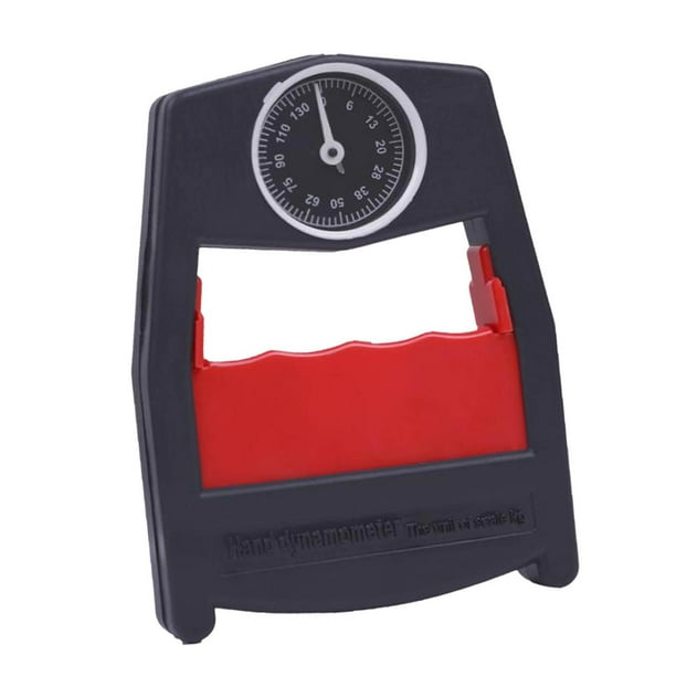 Eigraketly Dinamómetro de mano Empuñadura de mano Medidor de potencia Músculos mejorados 130 kg / 287 lbs Rojo Type2 NO2
