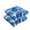 Blue Flower-Set Of 2, variant on Unique Choice 2 Pieces Outdoor Chair Cushions, Patio Chair Pads, Red Flower