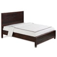 thumbnail image 3 of Pemberly Row Contemporary Solid Wood Full Platform Bed in Walnut, 3 of 9