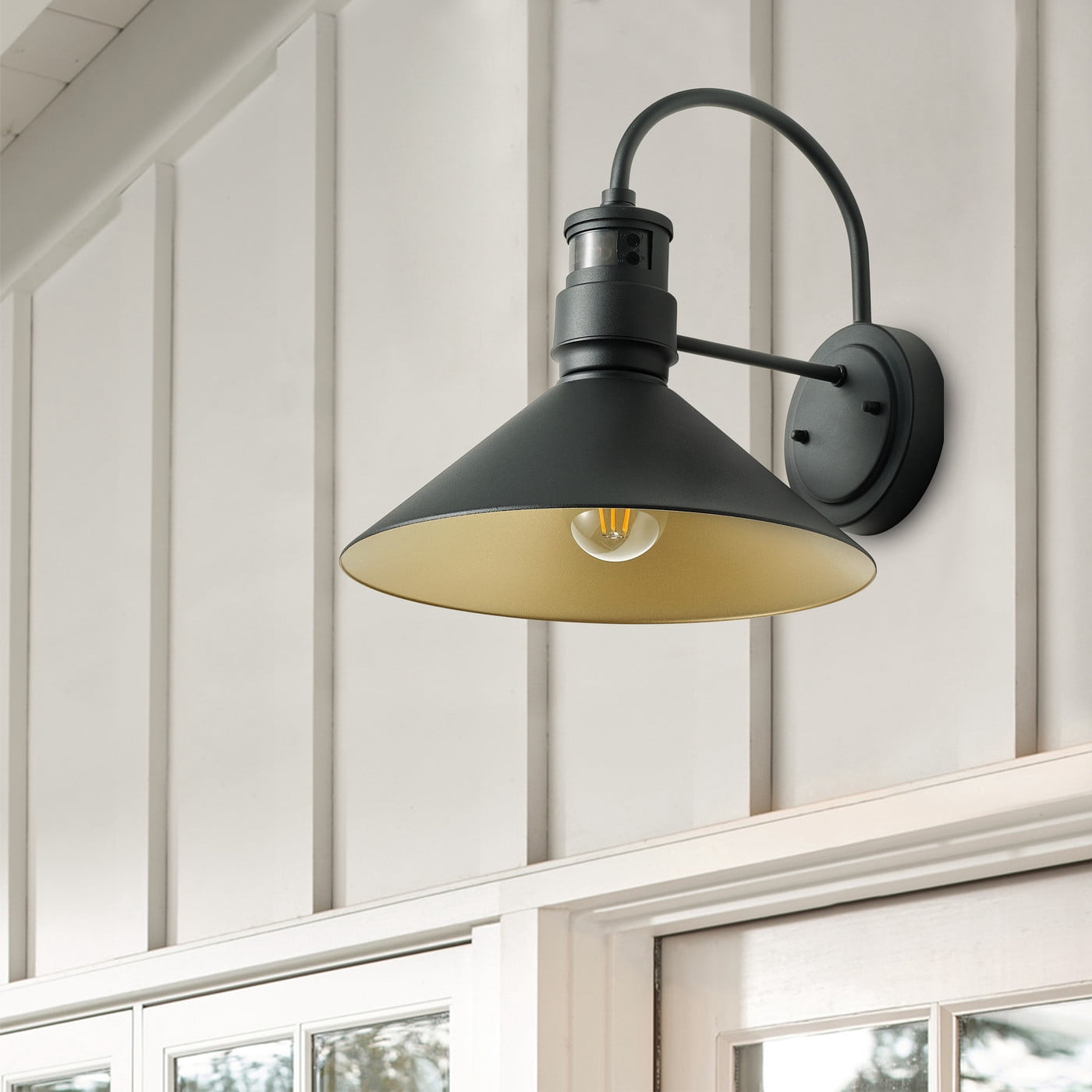 Aiwen Porch Wall Lamp Motion Sensor Wall Sconce Vintage Outdoor Light Fixture