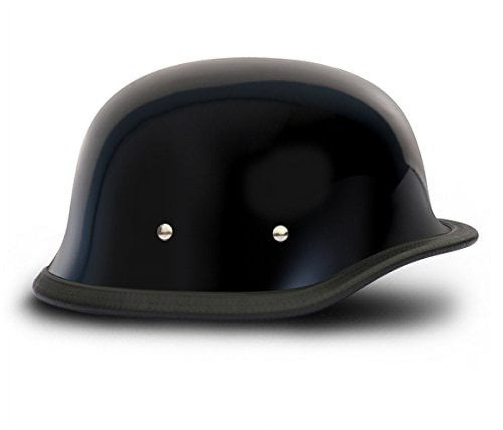 Daytona German Novelty Big German Dull Gloss Black Motorcycle Helmets