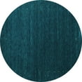 thumbnail image 1 of Ahgly Company Machine Washable Indoor Round Abstract Turquoise Blue Contemporary Area Rugs, 5' Round, 1 of 4