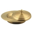 thumbnail image 2 of Communion Ware Holy Stacking Bread Plate With A Lid - Stainless Steel (Brass Matte), 2 of 2