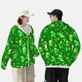 thumbnail image 4 of Balery St Patrick's Day2 Sudadera ligera de manga larga con capucha y protección solar UPF 50+ para hombre y mujer, ideal para pesca y running-X-Large, 4 of 7