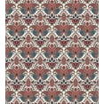 thumbnail image 3 of Paisley Duvet Cover Set, Oriental Damask Design Persian Effects Feminine Aged Pattern, Decorative 3 Piece Bedding Set with 2 Pillow Shams, Queen Size, Dried Rose Mauve, by Ambesonne, 3 of 3