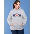thumbnail image 2 of Slogan Amore Banner Hoodie Women -Image by Shutterstock, Female 4X-Large, 2 of 4