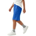 thumbnail image 3 of FAIWAD Boys Girls Athletic Shorts Summer Casual Elastic Waist Running Shorts Kids Workout Sweat Shorts with Pockets, 3 of 7