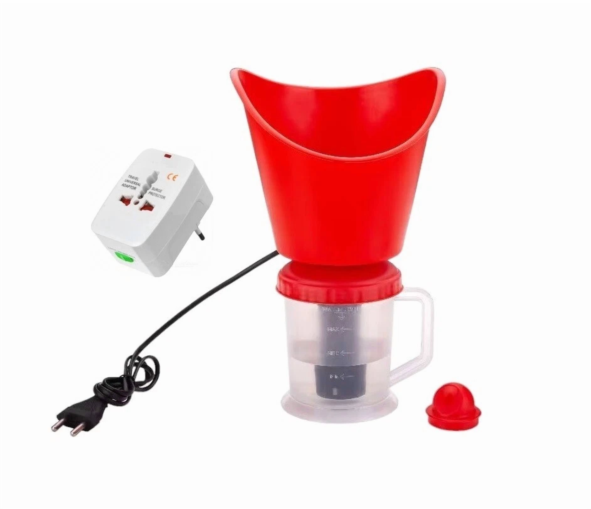 2-in-1 Steam Vaporizer & Facial Sauna – Fast-Acting Steamer for Cold Relief & Skincare | Portable, Medicated Steam Inhaler with Detachable Design