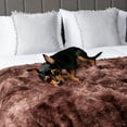 thumbnail image 6 of PetAmi WATERPROOF Dog Blanket For Large Dog, Calming Pet Blanket Bed Couch Cover Protector, Washable Sherpa Faux Fur Throw for Sofa Furniture Protection, Soft Fluffy 60x80 Tie-Dye Brown, 6 of 9