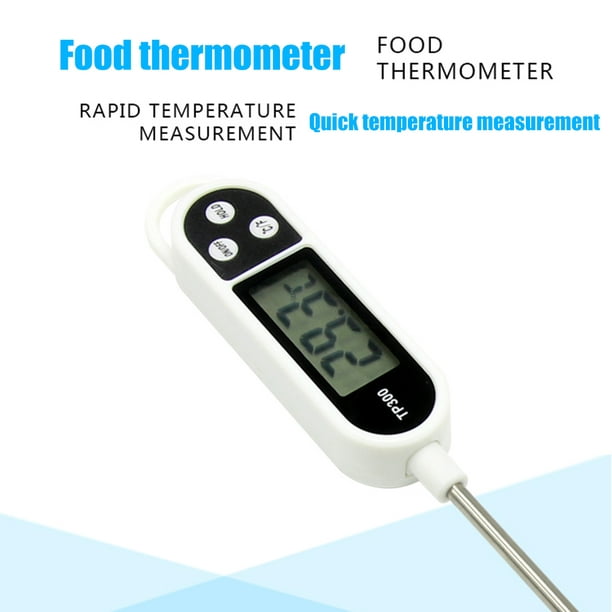 Thermomètre à viande numérique Cuisson Nourriture Cuisine Bbq Sonde Eau  Huile de lait Four liquide Capteur de température numérique Mètre