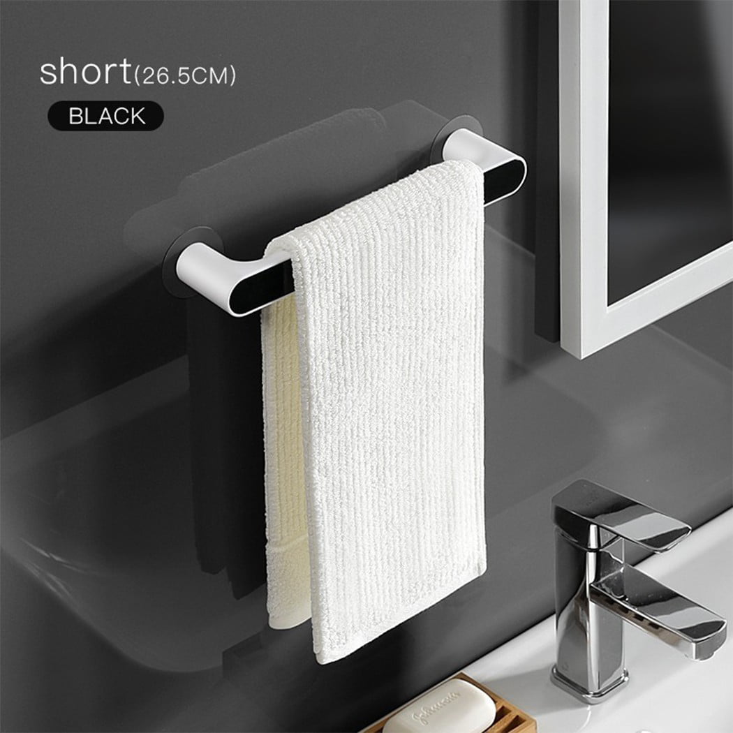Size: 30cm no Aluminum Strip Towel Rack Towel Rack Bathroom Towel Rack Bathroom Space Aluminum Perforated Rod -60cm 
