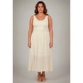 thumbnail image 2 of Avenue Women's Plus Size Knit Gauze Smocked Skirt, 2 of 2