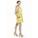 thumbnail image 2 of Vestido con detalle fruncido Roman Fashion /Juvenil, 1473 (Lima) verde lima CH, 2 of 6